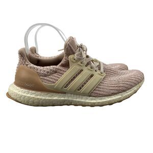 Adidas Ultra Boost 4.0 Shoes Womens 7.5 Ash Pearl PrimeKnit Flexible Fit Sneaker